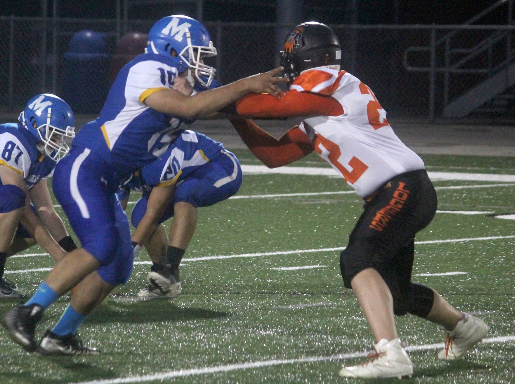 Phillips at McDonell football 9-27-19